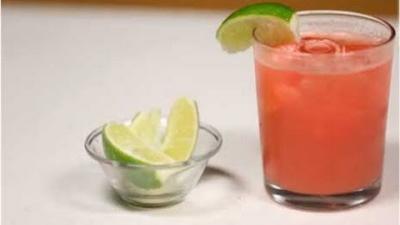Watermelon Gin Fizz Drink Recipe